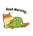 NaaDed-Orange cat (English)（個別スタンプ：36）