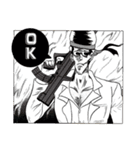 漫画 国際陰謀団（個別スタンプ：28）