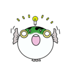 ふぐじろうとちっさいふぐ（個別スタンプ：19）