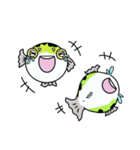 ふぐじろうとちっさいふぐ（個別スタンプ：33）