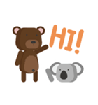 Double Fatty Bear（個別スタンプ：4）