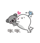 whale ＆ Koala（個別スタンプ：37）