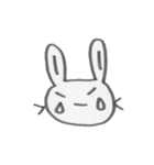 つり目うさぎのしろたさん（個別スタンプ：27）