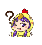 Small chicken girl（個別スタンプ：9）