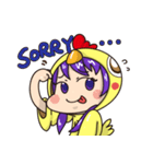 Small chicken girl（個別スタンプ：15）