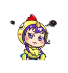 Small chicken girl（個別スタンプ：19）