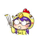 Small chicken girl（個別スタンプ：21）
