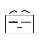 Poker Face Square（個別スタンプ：4）
