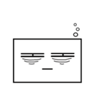 Poker Face Square（個別スタンプ：18）