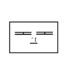 Poker Face Square（個別スタンプ：24）