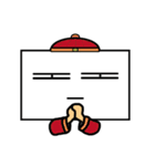 Poker Face Square（個別スタンプ：40）