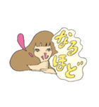励ますガール（個別スタンプ：8）