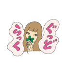 励ますガール（個別スタンプ：16）