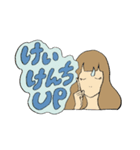 励ますガール（個別スタンプ：36）
