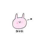 うさ（゛）ぎさん。（個別スタンプ：5）