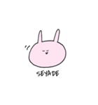 うさ（゛）ぎさん。（個別スタンプ：7）