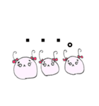 おほほ眉毛な動物たち（個別スタンプ：21）