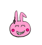 Note Pink rabbit（個別スタンプ：1）