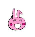 Note Pink rabbit（個別スタンプ：2）