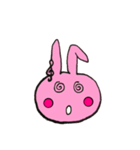 Note Pink rabbit（個別スタンプ：3）