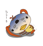 海老こけし鳥（個別スタンプ：17）