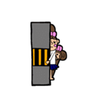 お猿、と男。（個別スタンプ：13）