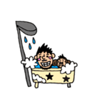 お猿、と男。（個別スタンプ：17）