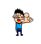 お猿、と男。（個別スタンプ：39）