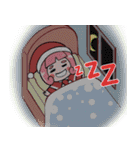 girl and parrot（個別スタンプ：36）