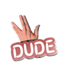 Hand has something to say（個別スタンプ：18）