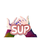 Hand has something to say（個別スタンプ：21）