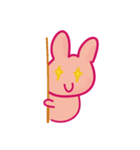 cute rabbit cute rabbit cute rabbit（個別スタンプ：1）
