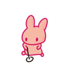 cute rabbit cute rabbit cute rabbit（個別スタンプ：8）