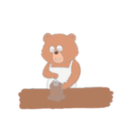 おじクマの日常（個別スタンプ：21）
