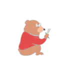 おじクマの日常（個別スタンプ：35）
