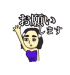 偉そうなホステス、キャバ嬢のスタンプ（個別スタンプ：22）