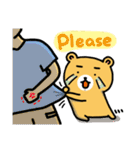 Small-eyed bear（個別スタンプ：7）