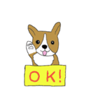 コーギーのそらくんと黒猫のカルマちゃん（個別スタンプ：6）