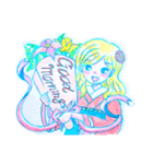 可愛い着物スタンプ（個別スタンプ：1）