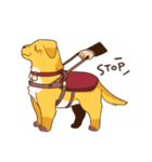 Devil's Bride - guide dog Harvey（個別スタンプ：32）