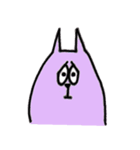 紫色の猫（個別スタンプ：8）