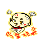 no-hair guy（個別スタンプ：7）
