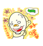 no-hair guy（個別スタンプ：21）