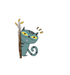 Very Funny Old Cat Animated（個別スタンプ：21）