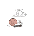 An Interesting Cunning Snails Animated（個別スタンプ：1）