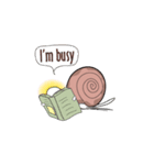 An Interesting Cunning Snails Animated（個別スタンプ：2）