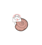 An Interesting Cunning Snails Animated（個別スタンプ：4）