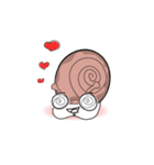 An Interesting Cunning Snails Animated（個別スタンプ：23）