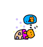 オレンジねこちゃんの日常（個別スタンプ：7）