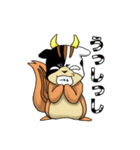 麻呂眉ねずみ マロンの日常会話（個別スタンプ：36）